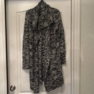 The Limited Chunky Marled Boucle Knit Long Oversized Cardigan Size Medium